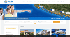 Desktop Screenshot of hrvaska-apartmaji-hoteli.si